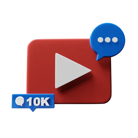 Free Comentario  3D Icon