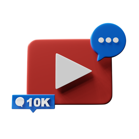 Free Commentaire  3D Icon