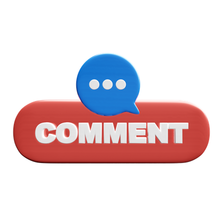 Free Commentaire gratuit  3D Icon