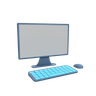computer emoji 3d