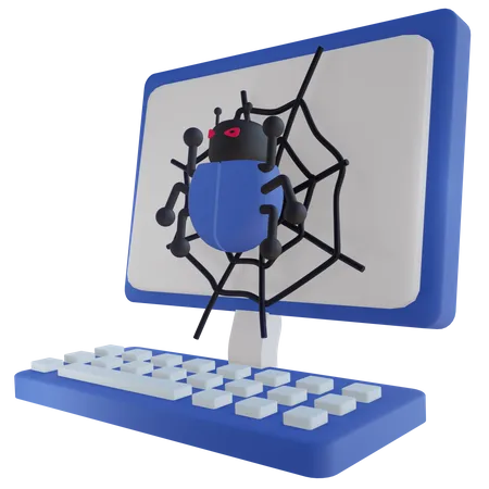 Free Computerspinne  3D Icon