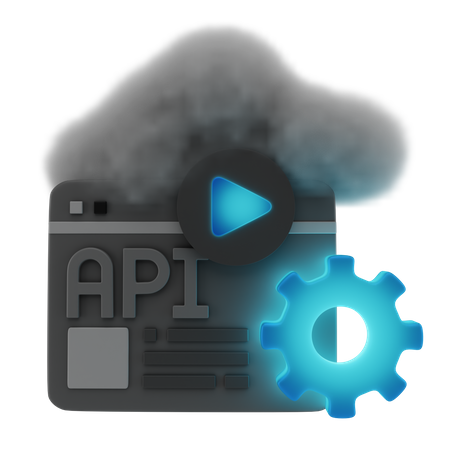 Free Configuração da API  3D Icon