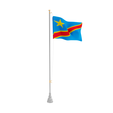 Free Congo Republic Democratic  3D Flag