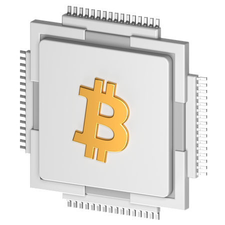 Free Conjunto de chips btc  3D Icon