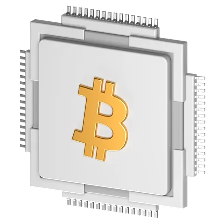 Free Conjunto de chips btc  3D Icon