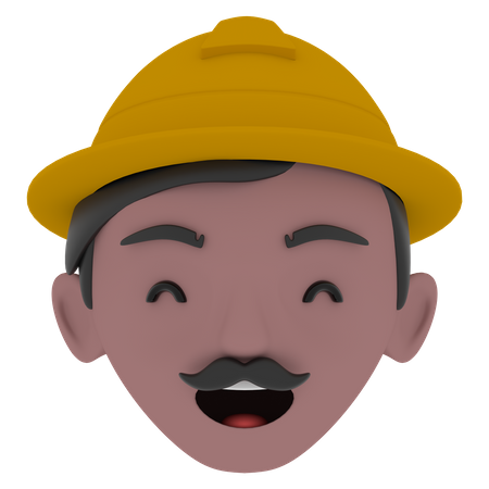 Free Construction worker  3D Icon