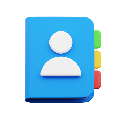 Free Contact  3D Icon