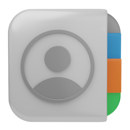 Free Contacter ios  3D Icon