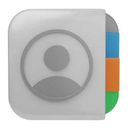 Free Contacter ios  3D Icon