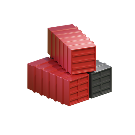 Free Conteneur de fret  3D Icon