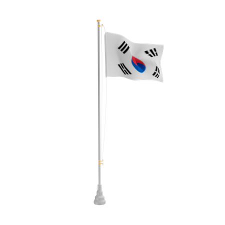 Free Corea del Sur  3D Flag