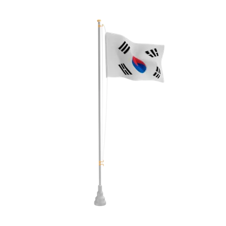 Free Corea del Sur  3D Flag