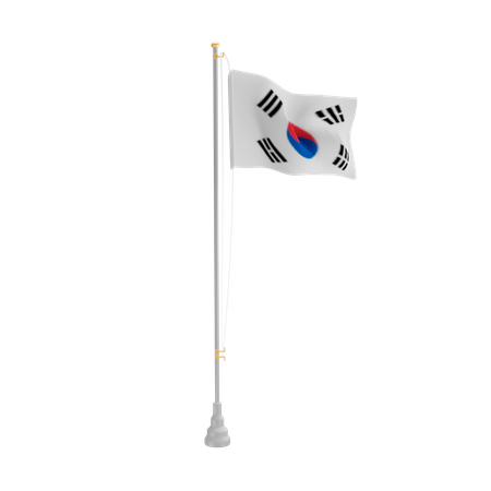 Free Coreia do Sul  3D Flag