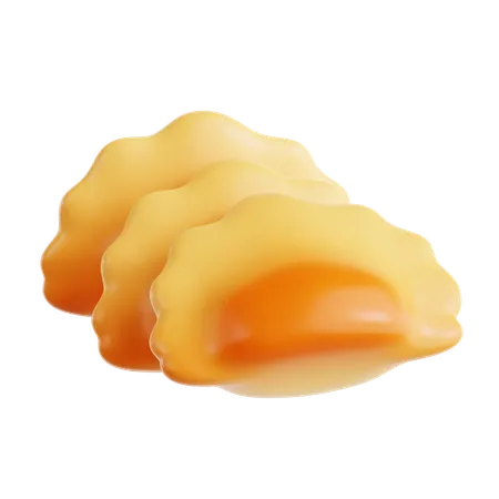 Free Cornish Pasty (Korbpastete)  3D Icon