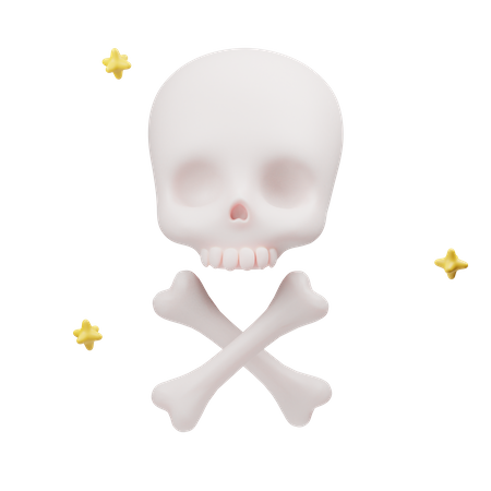 Free Crânio  3D Icon