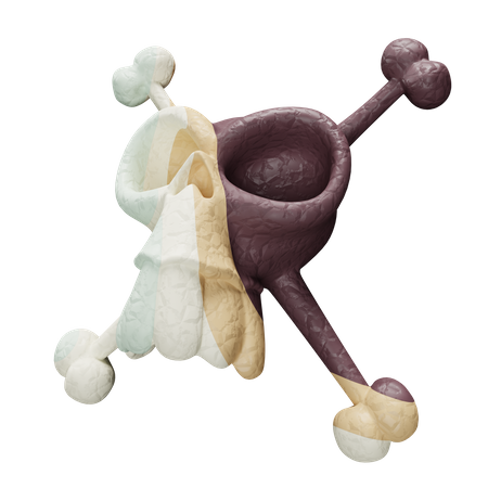 Free Crânio  3D Icon