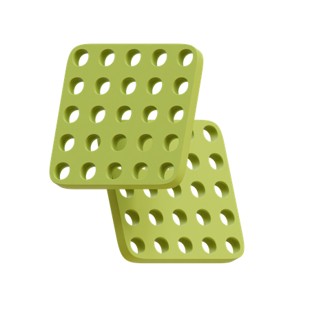 Free Craquelin perforé  3D Icon