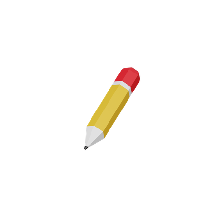 Free Crayon  3D Icon