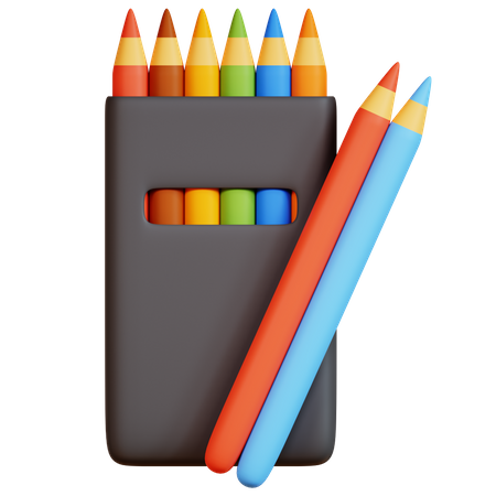 Free Crayons de couleur  3D Icon