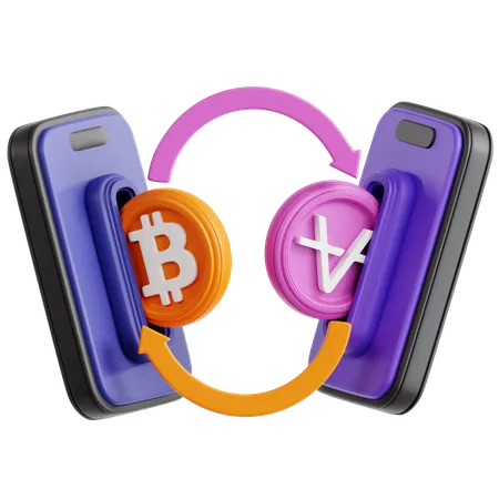 Free Crypto Transaction  3D Icon