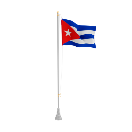 Free Cuba  3D Flag