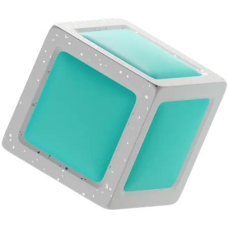 Free Cube  3D Icon