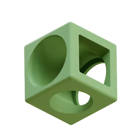 Free Cubo booleano multiforma  3D Icon