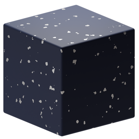 Free Cubo escuro  3D Icon