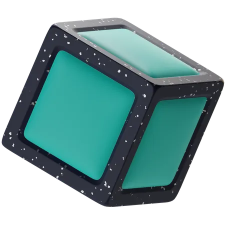 Free Cubo escuro  3D Icon