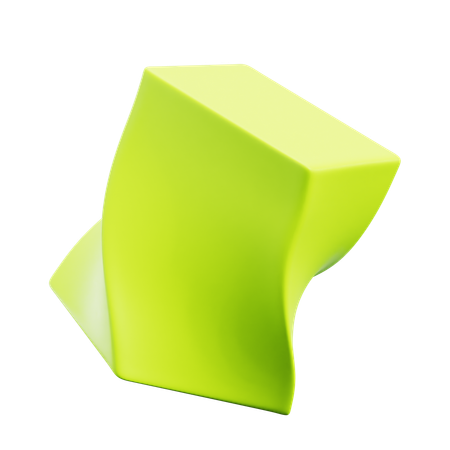 Free Forme astratte del cubo  3D Icon