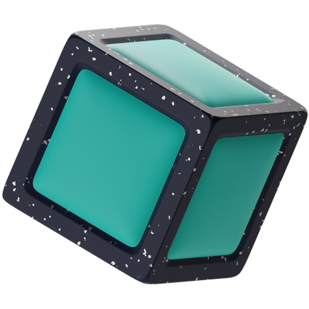 Free Cubo oscuro  3D Icon