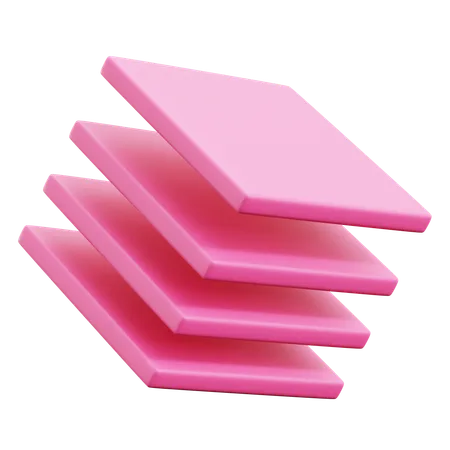 Free Forme astratte dello strato cubico  3D Icon