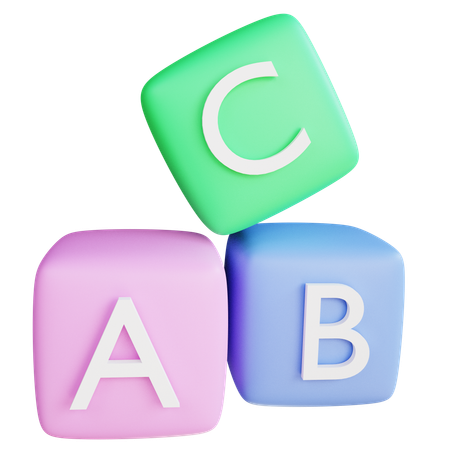 Free Cubos del alfabeto  3D Icon