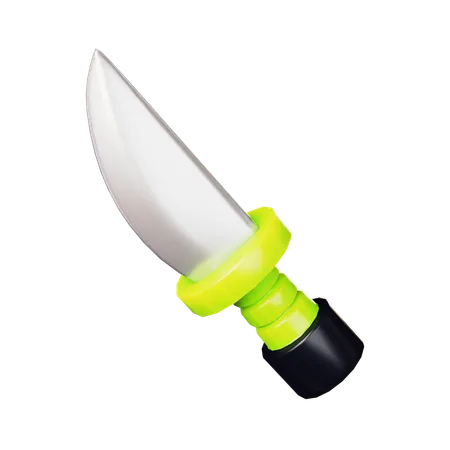 Free Arma de combate cuchillo  3D Icon