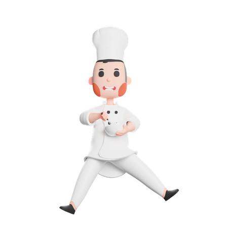Free Cuisinier professionnel  3D Icon