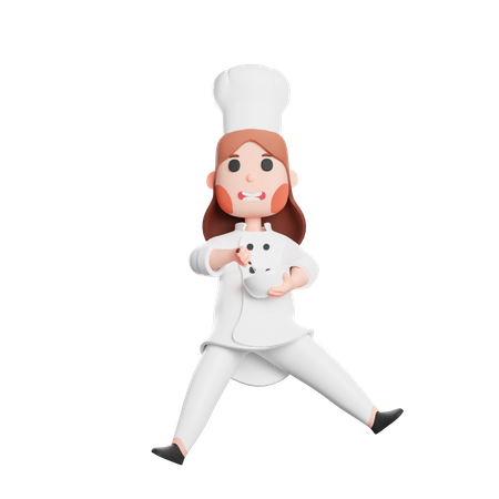 Free Cuisinier professionnel  3D Icon