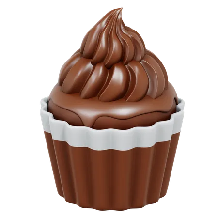 Free Bolinho de chocolate  3D Icon