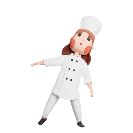 Free Cute Chef  3D Illustration