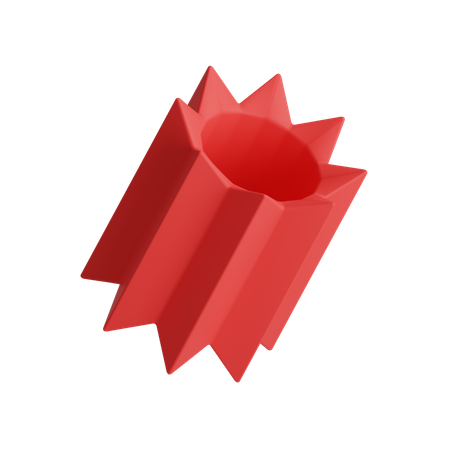 Free Cylinder Flower  3D Icon