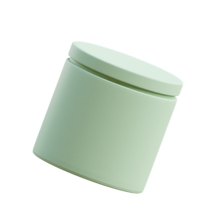 Free Cylinder With Lid  3D Icon