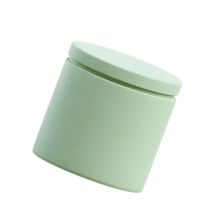 Free Cylinder With Lid 3D Icon