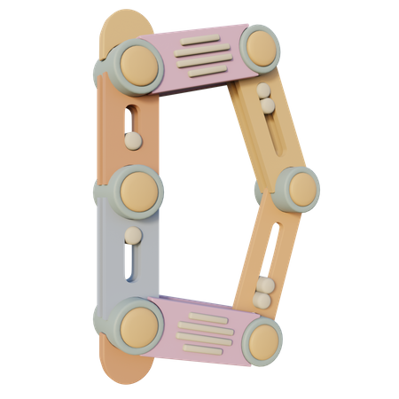 Free D alfabeto  3D Icon