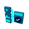 dataflow 3d logo