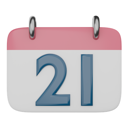 Free Day calendar  3D Icon