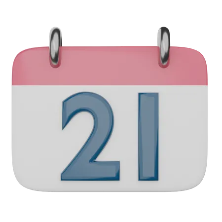 Free Day calendar  3D Icon