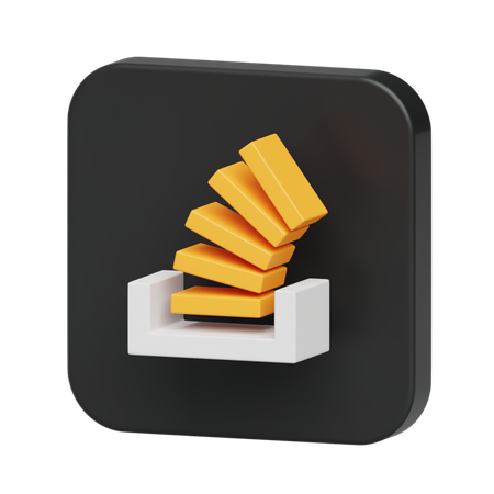Free Logo de débordement de pile  3D Illustration