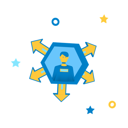 Free Decision Making  3D Icon