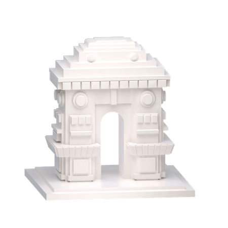 Free Delhi Gate  3D Icon