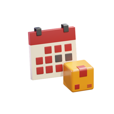 Free Delivery Schedule  3D Icon