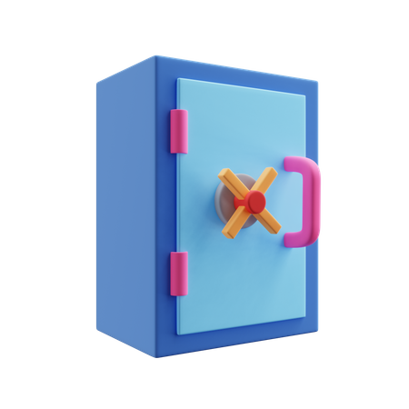 Free Deposit Box  3D Illustration